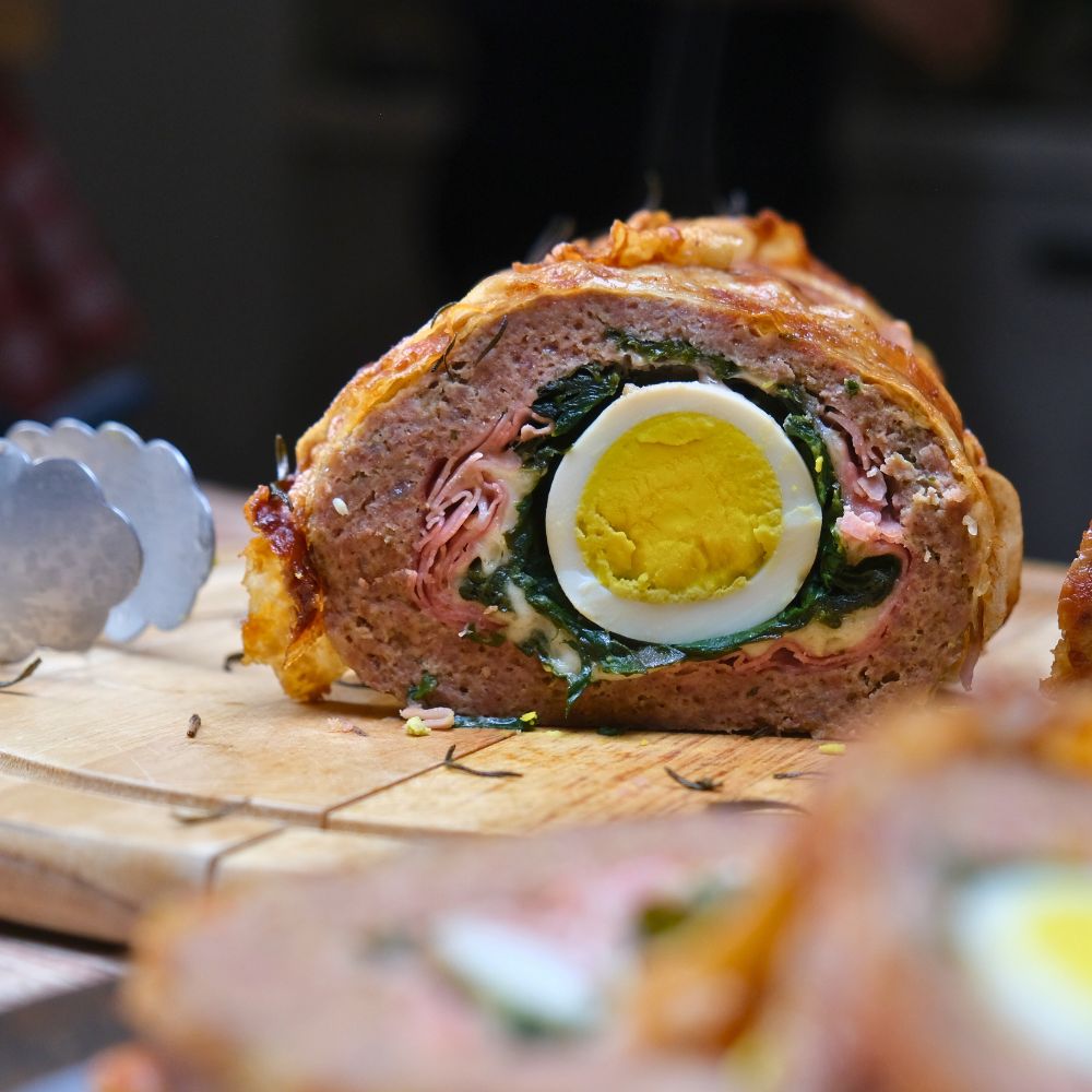 polpettone ripieno al forno