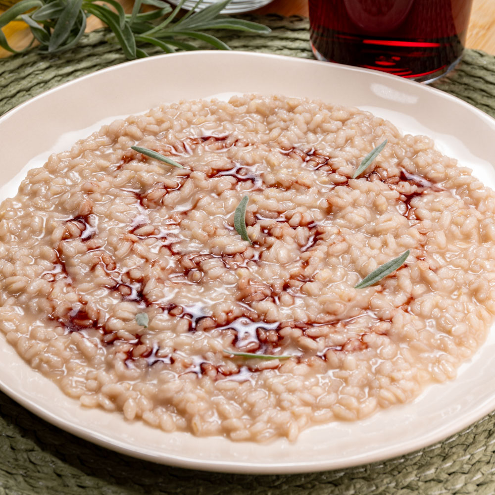 risotto al vino rosso