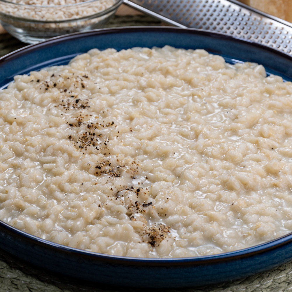risotto cacio e pepe