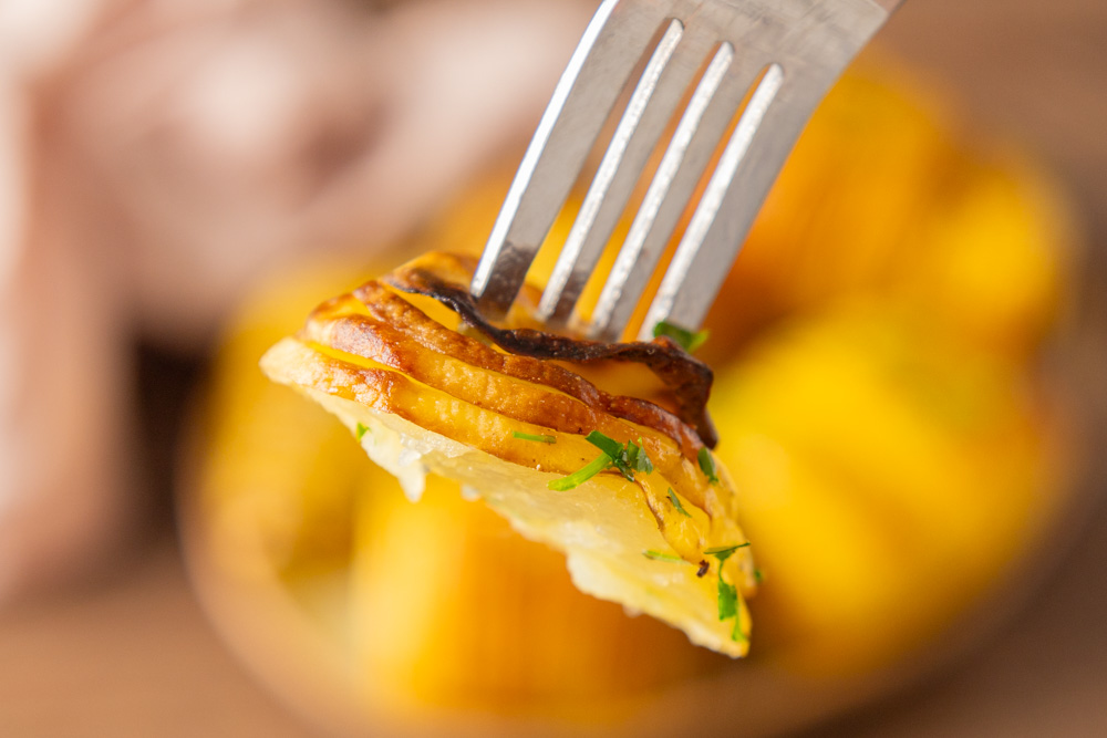 patate al forno a fisarmonica