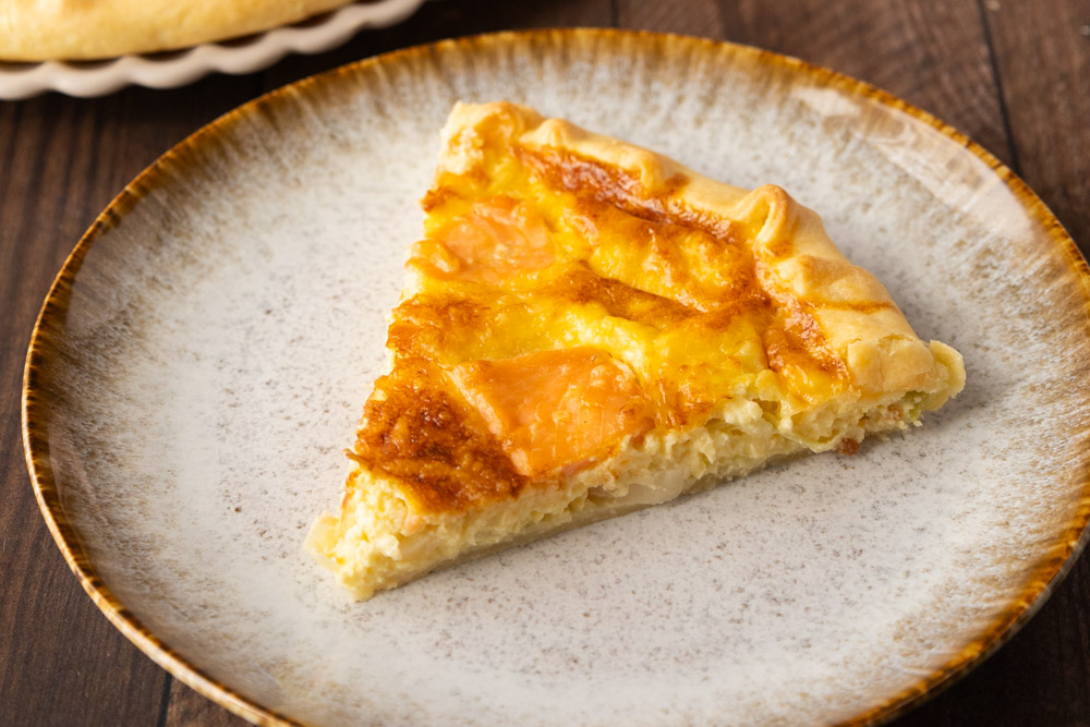 quiche al salmone