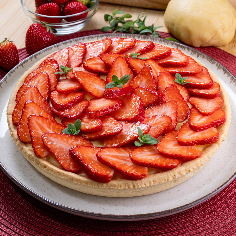 crostata di fragole