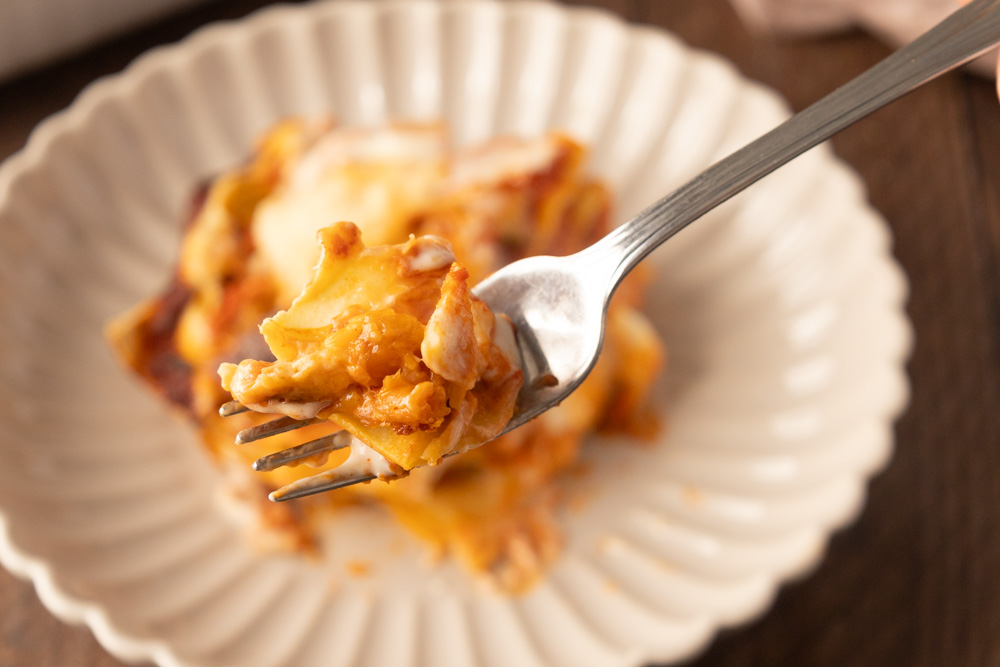 lasagna con ragù di verdure