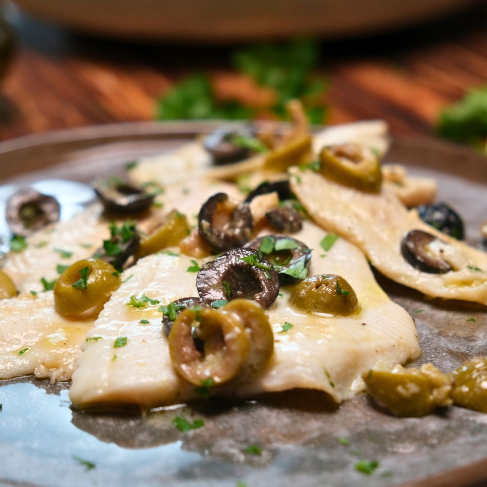 filetti di pesce alle olive