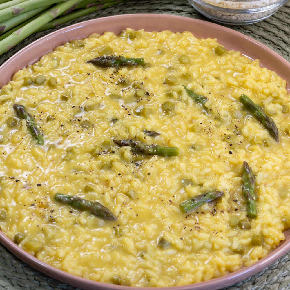 risotto asparagi e zafferano